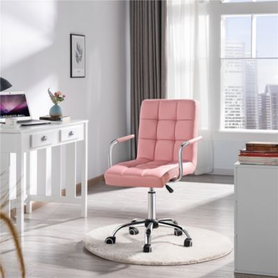 Fauteuil de Bureau Hauteur Réglable Chaise de Bureau Roulettes Pivotantes