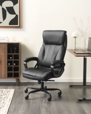 Fauteuil de bureau PROUD Cuir PU Noir