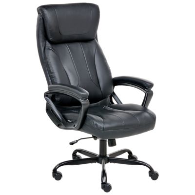 Fauteuil de bureau PROUD Cuir PU Noir