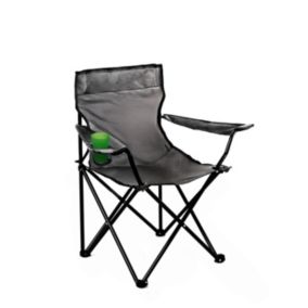 Fauteuil de camping gris H.80 cm Oviala