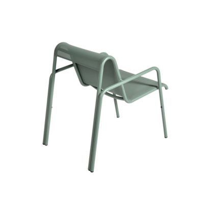 Fauteuil de jardin aluminium et textilène Atlas vert Arcane H.81 cm