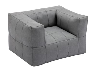 Fauteuil de jardin avec accoudoirs en tissu - Anthracite - LIVAI de MYLIA