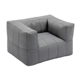 Fauteuil de jardin avec accoudoirs en tissu - Anthracite - LIVAI de MYLIA