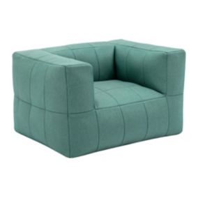 Fauteuil de jardin avec accoudoirs en tissu - Vert - LIVAI de MYLIA