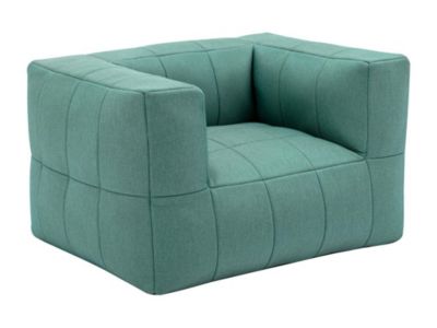 Fauteuil de jardin avec accoudoirs en tissu - Vert - LIVAI de MYLIA