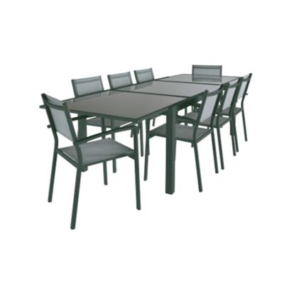 Fauteuil de jardin Baru en aluminium - Coloris gris - Hauteur 87 cm