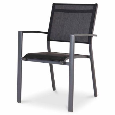 Fauteuil de jardin Batz noir Castorama