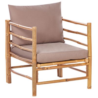 Fauteuil de jardin CERRETO Bambou Taupe