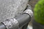 Fauteuil de jardin DCB Garden Pilat en aluminium - Coloris gris anthracite - Hauteur 76 cm