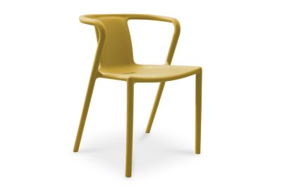 Fauteuil de jardin Diego polypropylène moutarde DCB Garden