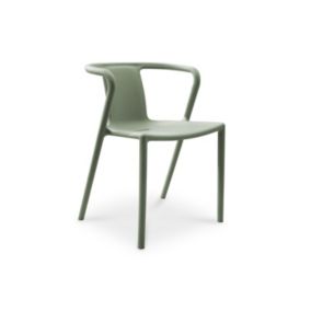 Fauteuil de jardin Diego polypropylène vert DCB Garden