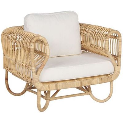 Fauteuil de jardin DOLCEDO Rotin Naturel