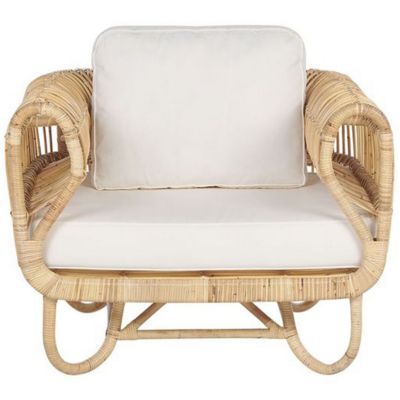 Fauteuil de jardin DOLCEDO Rotin Naturel