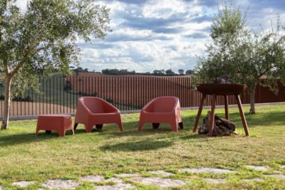Fauteuil de jardin en polypropylène terracotta Toomax Matera
