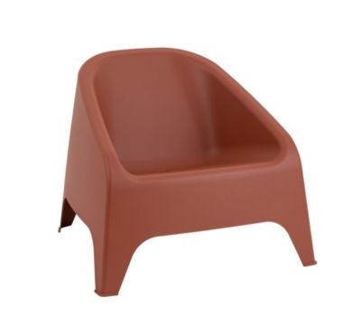 Fauteuil de jardin en polypropylène terracotta Toomax Matera