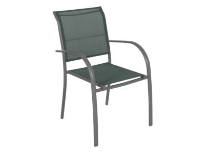 Fauteuil de jardin en texaline Piazza Olive / Graphite - Hespéride