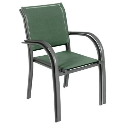 Fauteuil de jardin en texaline Piazza Olive / Graphite - Hespéride