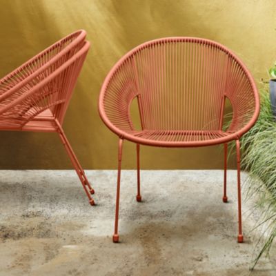 Fauteuil de jardin Hosti coloris mangue