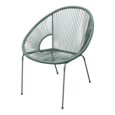 Fauteuil de jardin Hosti coloris vert