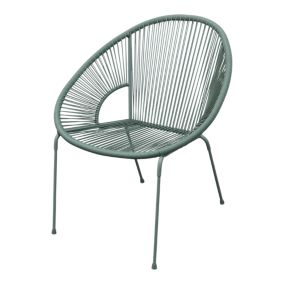 Fauteuil de jardin Hosti coloris vert