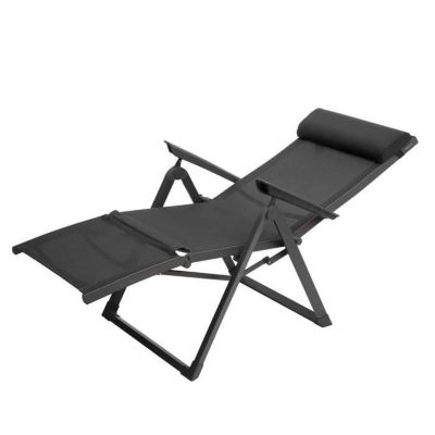 Fauteuil de jardin inclinable Decima Anthracite & Graphite - Anthracite / Graphite - Hespéride