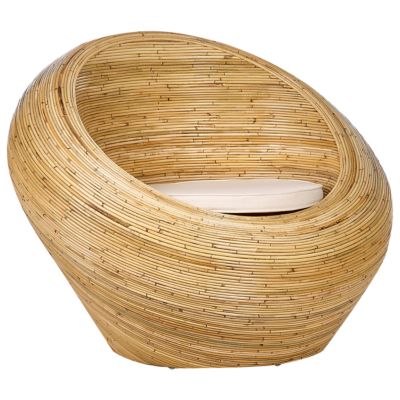 Fauteuil de jardin MAIORI Rotin Naturel