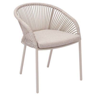 Fauteuil de jardin Oryon empilable argile - Hespéride