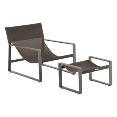Fauteuil de jardin relax Lambinio graphite Hespéride
