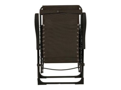 Fauteuil de jardin relax SILOS Gris anthracite - Hespéride