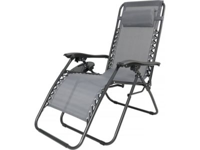Fauteuil de jardin relax zéro gravité "Sintra"  Gris