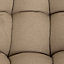 Fauteuil de jardin rocking chair Paopao acier et polyester beige H.44 cm
