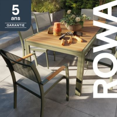 Fauteuil de jardin Rowa couleur vert Goodhome