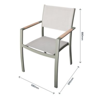 Fauteuil de jardin Rowa couleur vert Goodhome