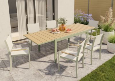 Fauteuil de jardin Rowa couleur vert Goodhome