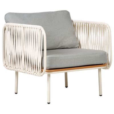 Fauteuil de jardin SENISE Métal Gris
