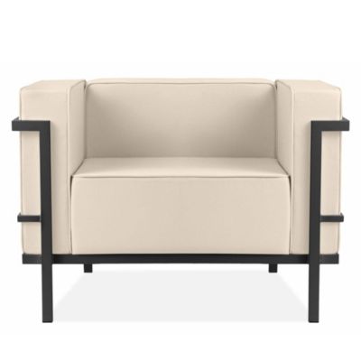 Fauteuil de jardin TRIGLO Chaise de jardin, gris foncé/crème