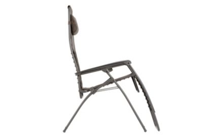 Fauteuil de relaxation pliant Lafuma Rsxa Clip marron graphite