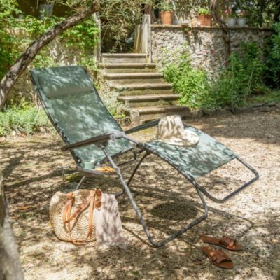 Fauteuil de relaxation pliant Lafuma Rsxa Clip vert moss