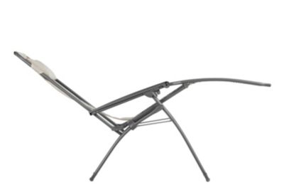 Fauteuil de relaxation pliant Lafuma RT2 acier et polyester beige seigle