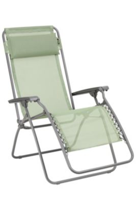 Fauteuil de relaxation pliant Lafuma RT2 acier et polyester vert moss