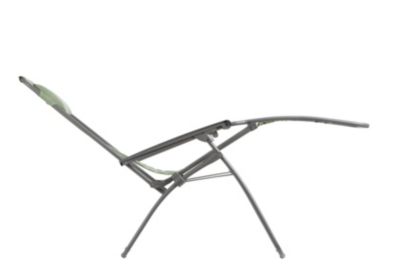 Fauteuil de relaxation pliant Lafuma RT2 acier et polyester vert moss