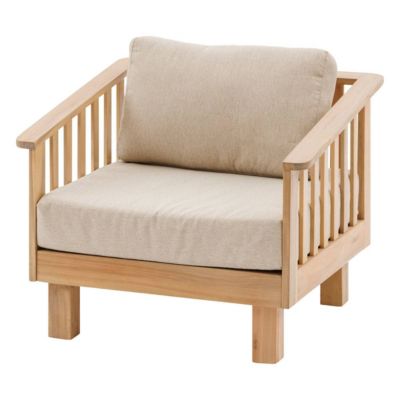 Fauteuil de salon de jardin "Xenia" acacia - Hespéride