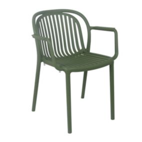 Fauteuil de terrasse vert olive  Oviala