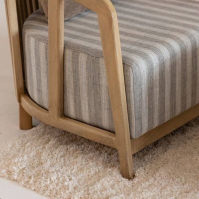 Fauteuil en bois de manguier Térence