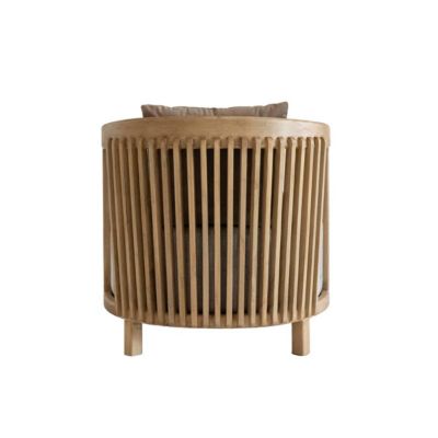 Fauteuil en bois de manguier Térence
