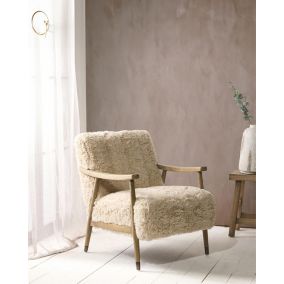 Fauteuil en bois massif - Uniqka