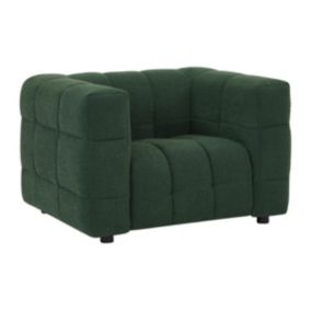 Fauteuil en tissu bouclette vert LERICI de Pascal Morabito