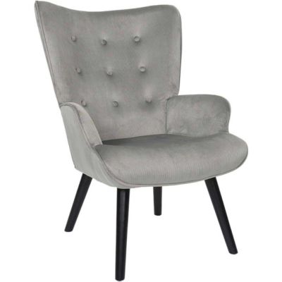 Fauteuil en velours côtelé Giulia