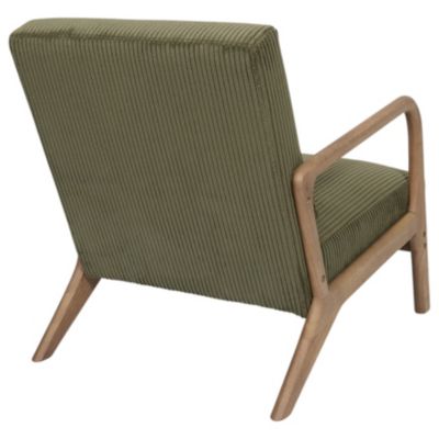 Fauteuil en velours côtelé Scott