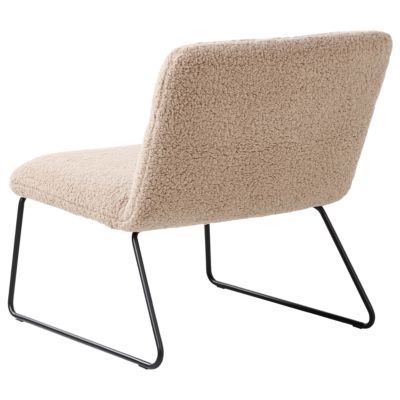 Fauteuil  entissu beige COTULLA